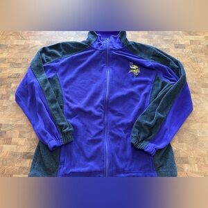 Minnesota Vikings Purple and Black Performance Jacket- Women’s Size XL.